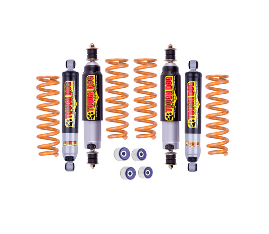 GU Patrol Wagon S2-5 (Y61) 04/2000-2015 50mm Lift Kit with Tough Dog Adjustable Shocks