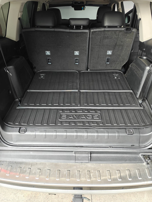 TANK 500 3D MOULDED FLOOR MATS FULL SET (4 rows)